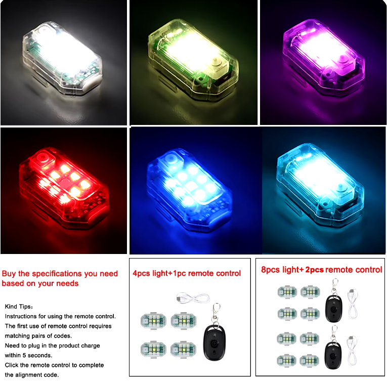 High Brightness Wireless LED Strobe Light